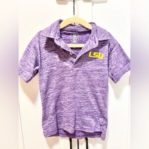 LSU Purple Kids Polo Shirt